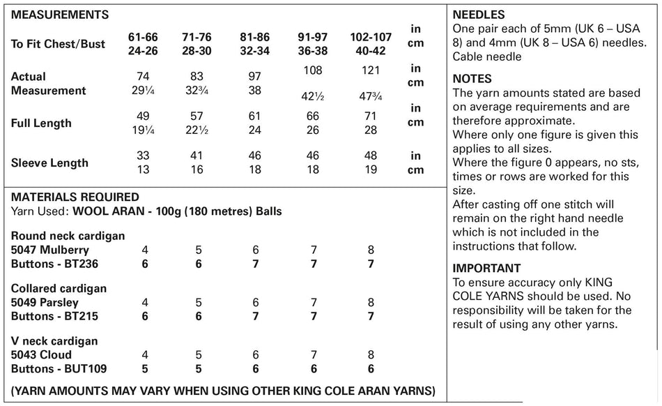 5957 Pattern