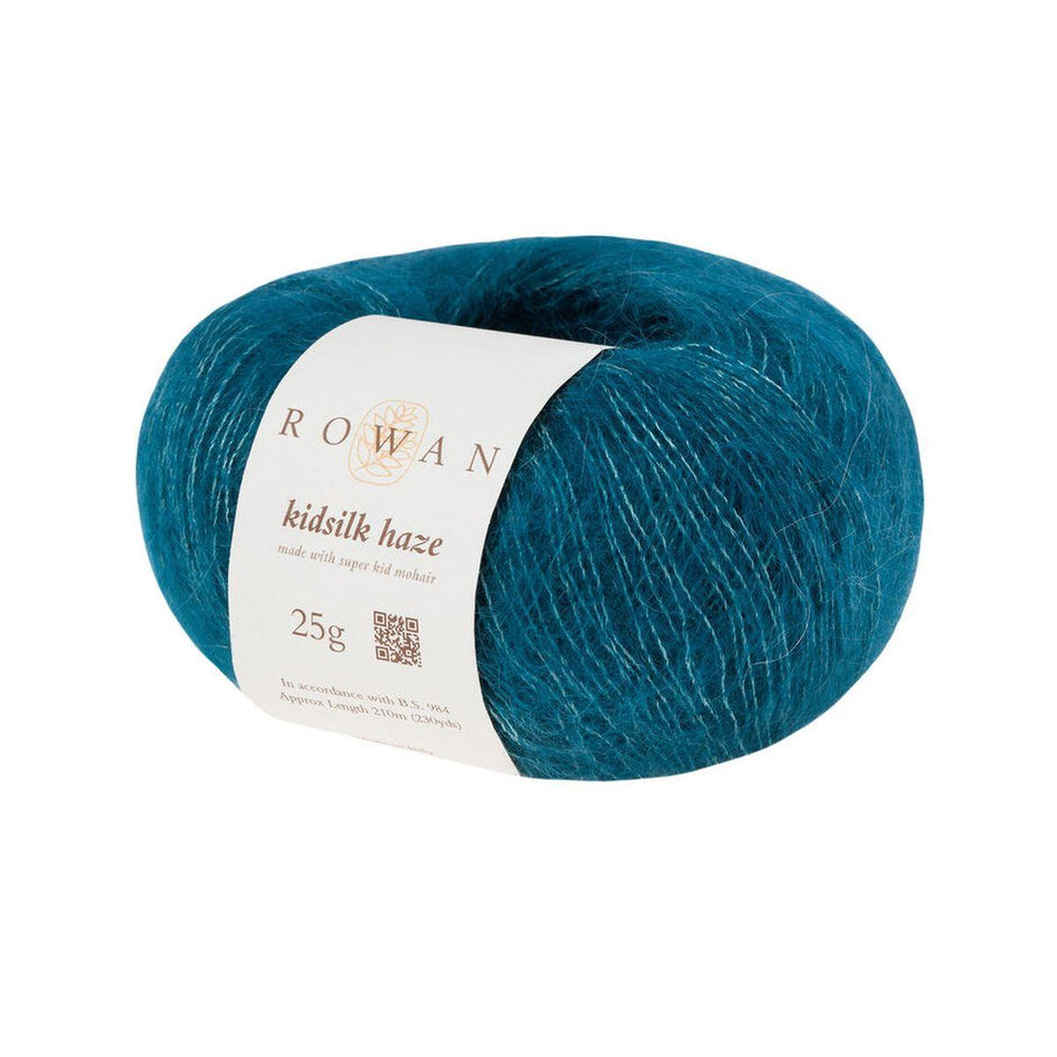 Kidsilk Haze Peacock 671 70% Mohair 30% Silk Yarn - 25g