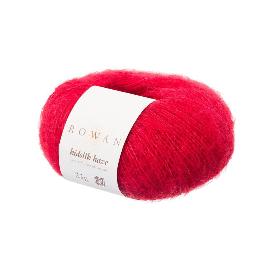 Kidsilk Haze Ruby 682 70% Mohair 30% Silk Yarn - 25g