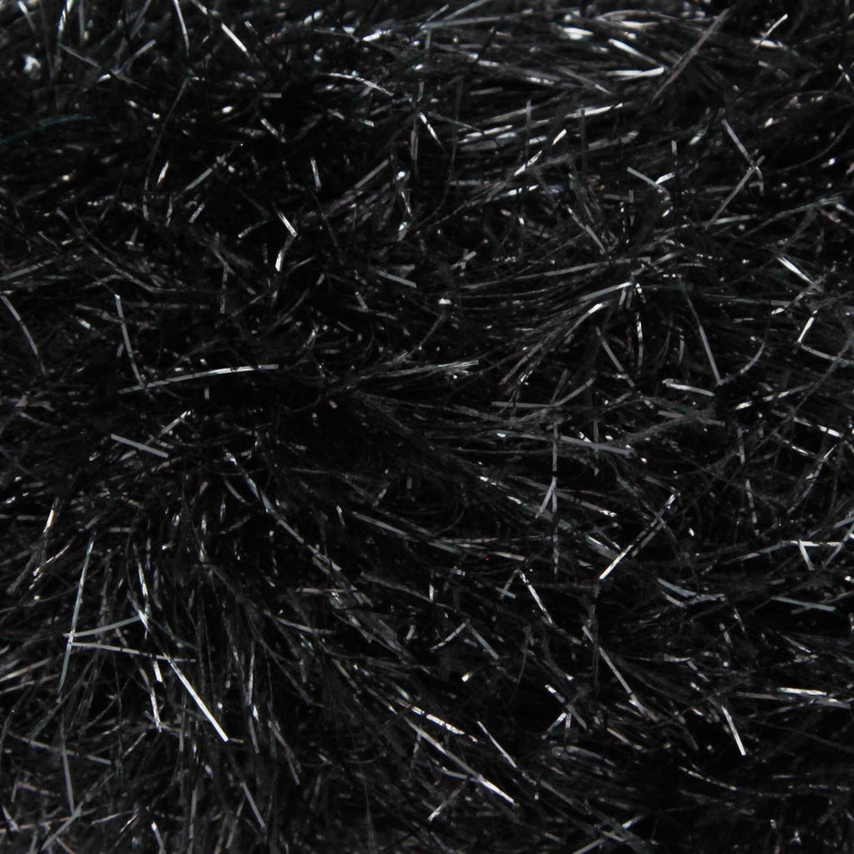 54230 Tinsel Chunky Black Yarn - 70M, 50g