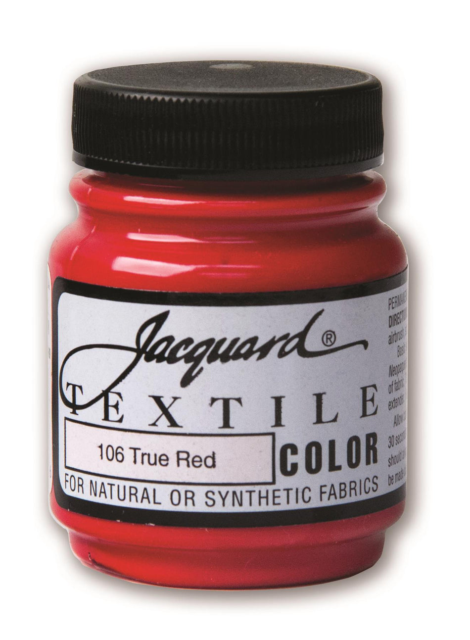 JAC1106 106 True Red Textile Color Paint - 2.25 fl oz