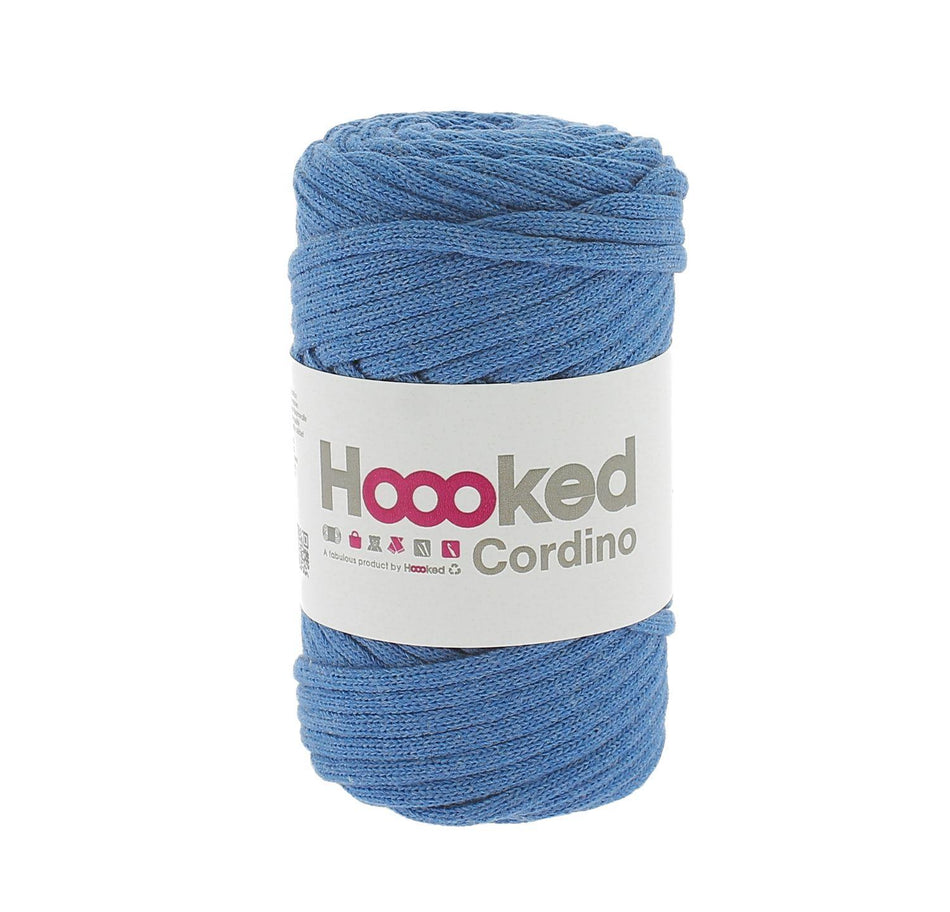 CORD51 Cordino Imperial Blue Cotton Macrame Cord - 54M, 150g