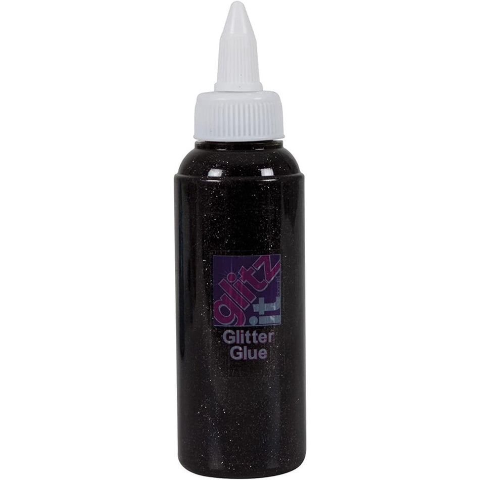 Glitz It Black Glitter Glue - 120ml