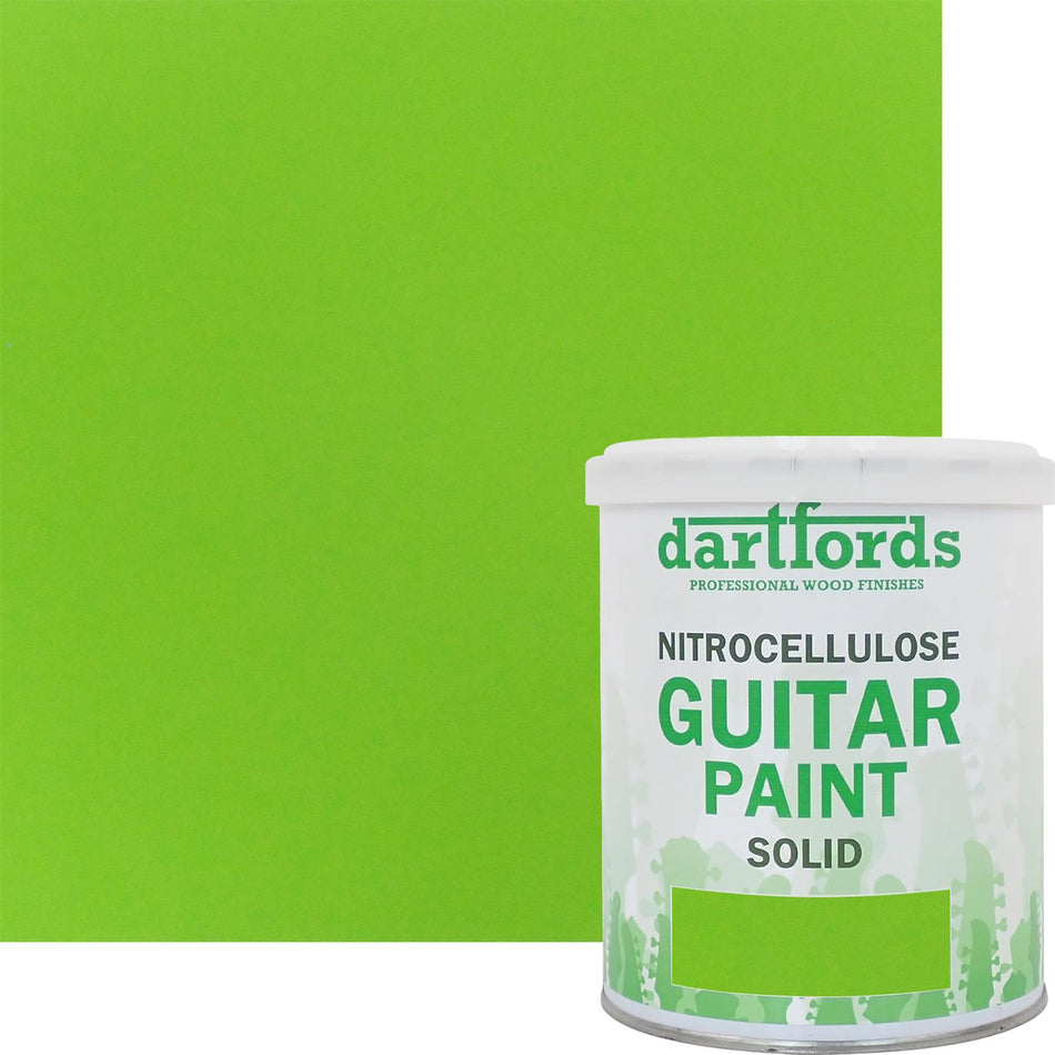 Lime Green Nitrocellulose Guitar Paint - 1 litre Tin