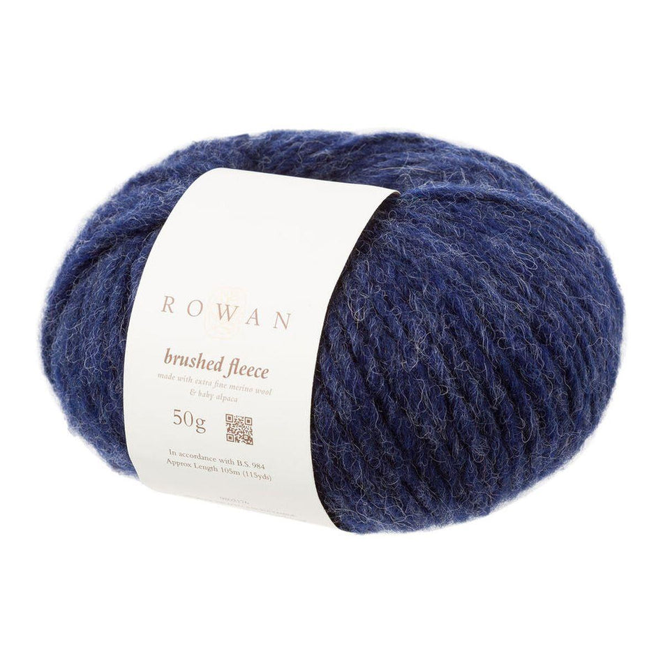 Brushed Fleece Blue Grotto 272 65% Wool 30% Alpaca 5% Polyamide Yarn - 50g