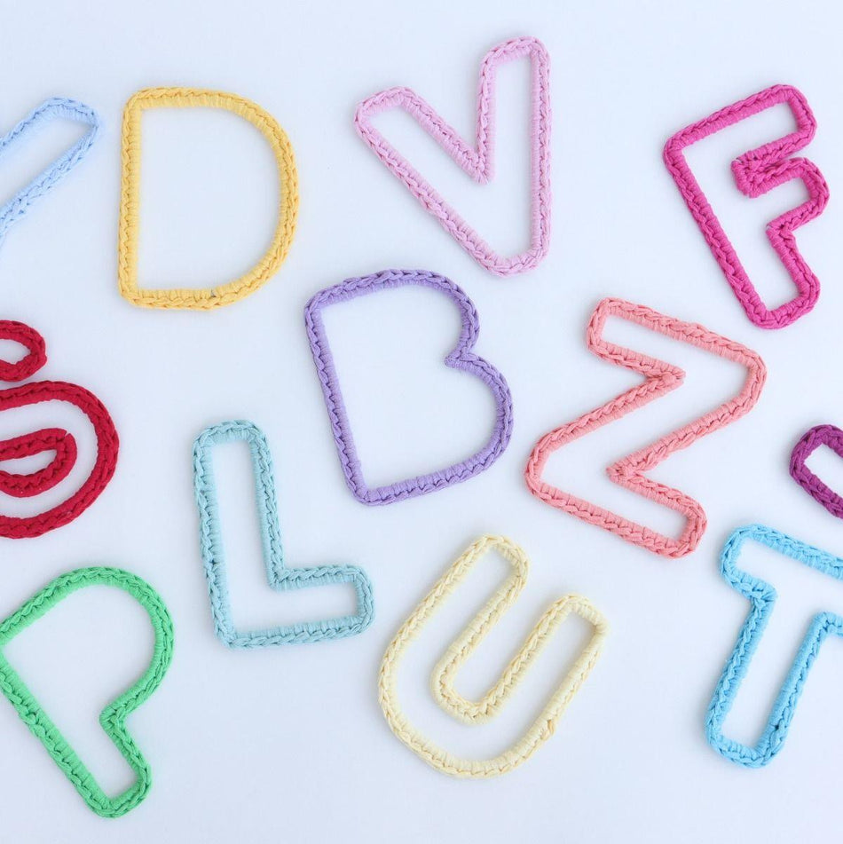 RE074A Recycled Plastic Frame Plastic Letter A - 150mm