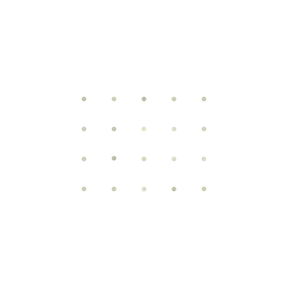 White Pearloid Celluloid Dot Inlays - 3mm, Pack of 20, Circle