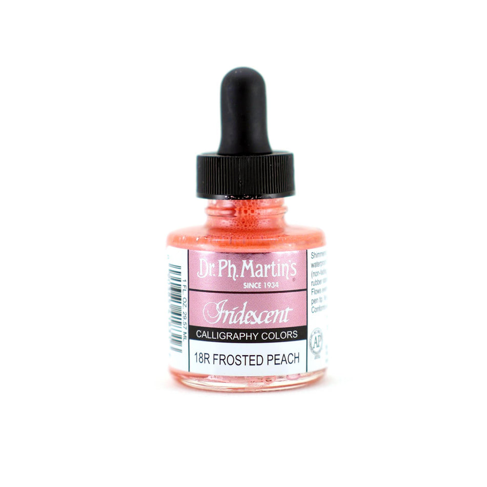 Frosted Peach Iridescent Calligraphy Color - 1.0oz