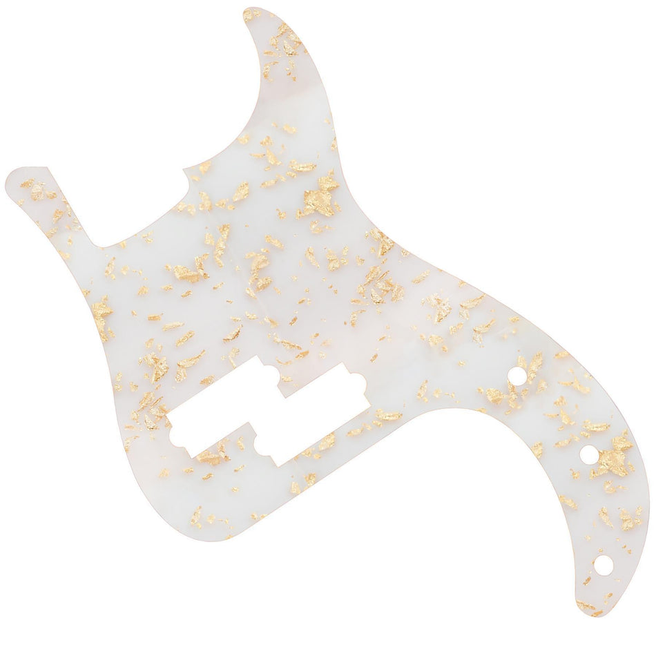 Gold Leaf Acrylic Precision Bass Guitar Pickguard