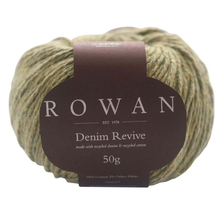 Denim Revive Pistachio 219 95% Cotton 5% Other Fibers Yarn - 50g