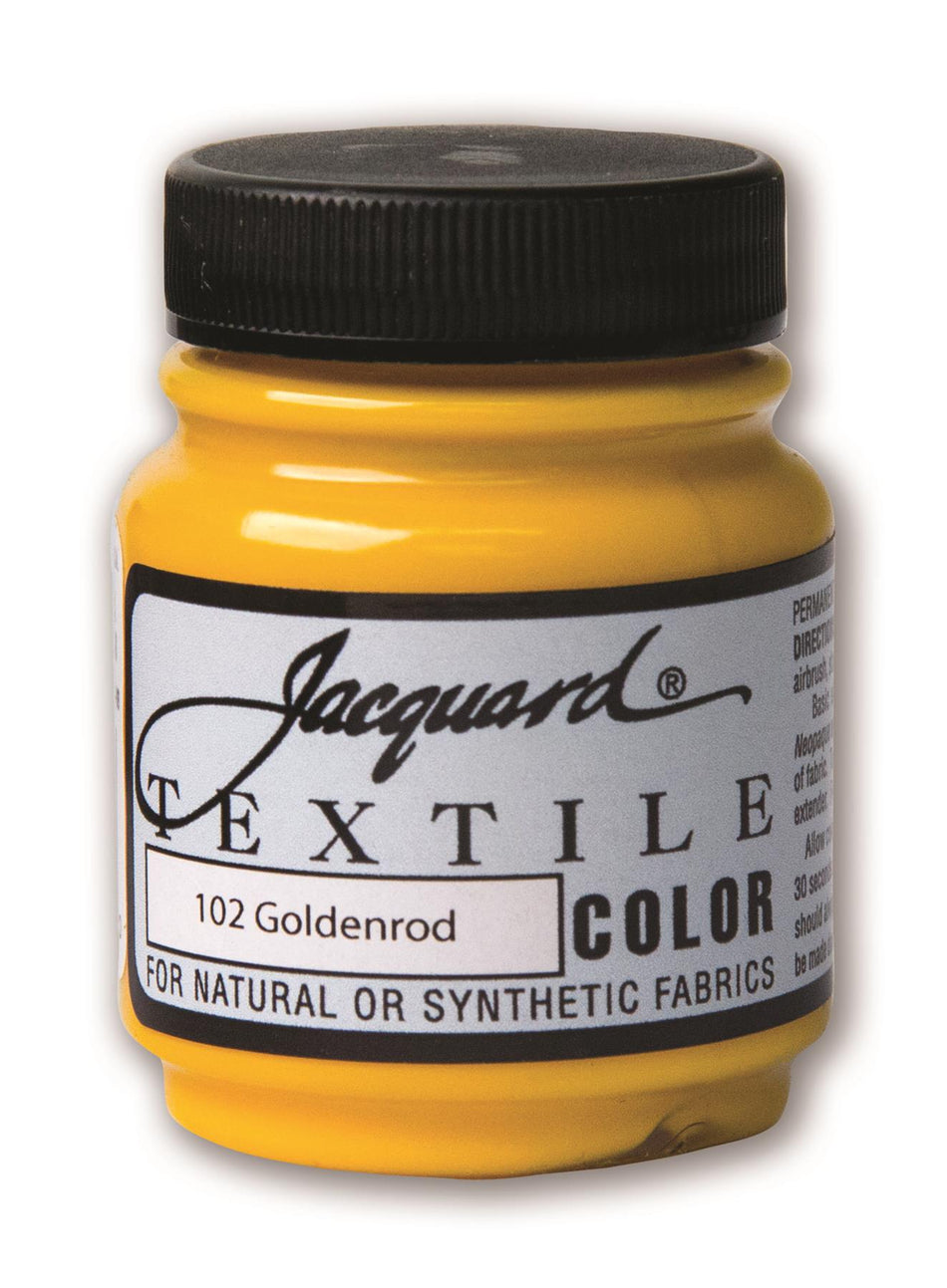 JAC1102 102 Goldenrod Textile Color Paint - 2.25 fl oz