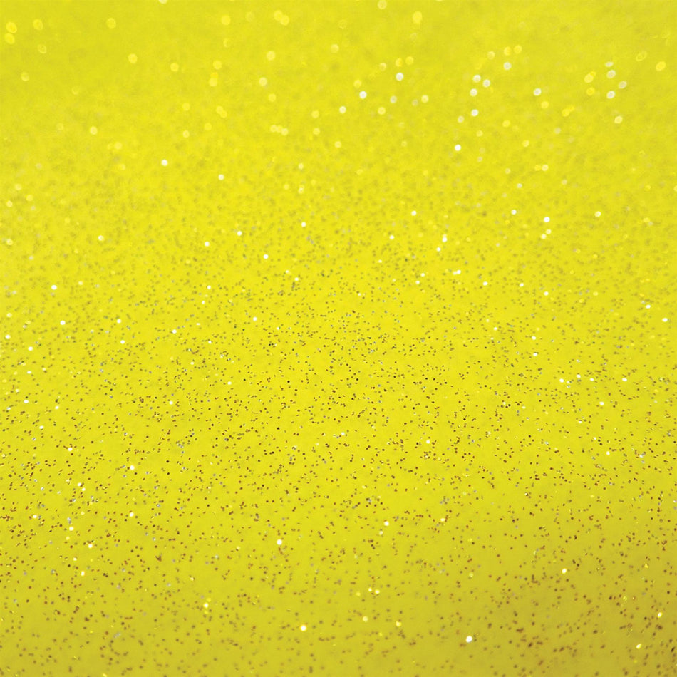 Yellow Transparent Glitter Acrylic Sheet - 300x250x3mm