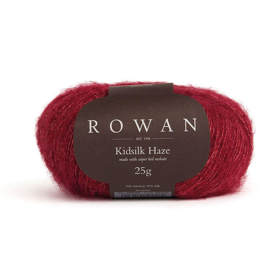 Kidsilk Haze Burgundy 716 70% Mohair 30% Silk Yarn - 25g