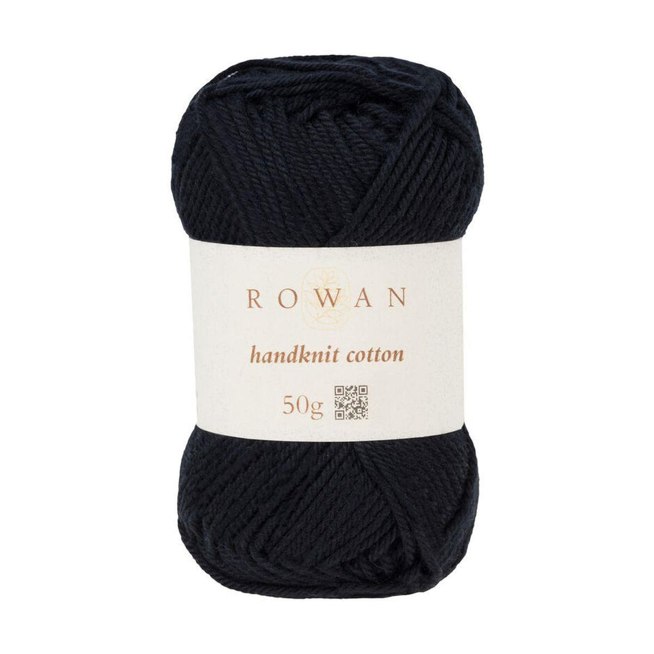 Handknit Cotton Black Rw252 100% Cotton Yarn - 50g