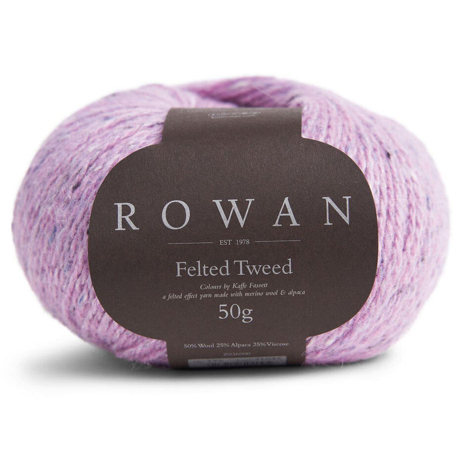 Felted Tweed Candy Floss 221 50% Wool 25% Alpaca 25% Viscose Yarn - 50g