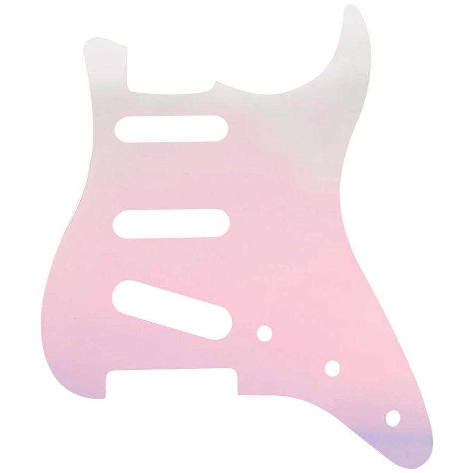 Iridescent Rainbow Acrylic Stratocaster 11 Hole Guitar Pickguard