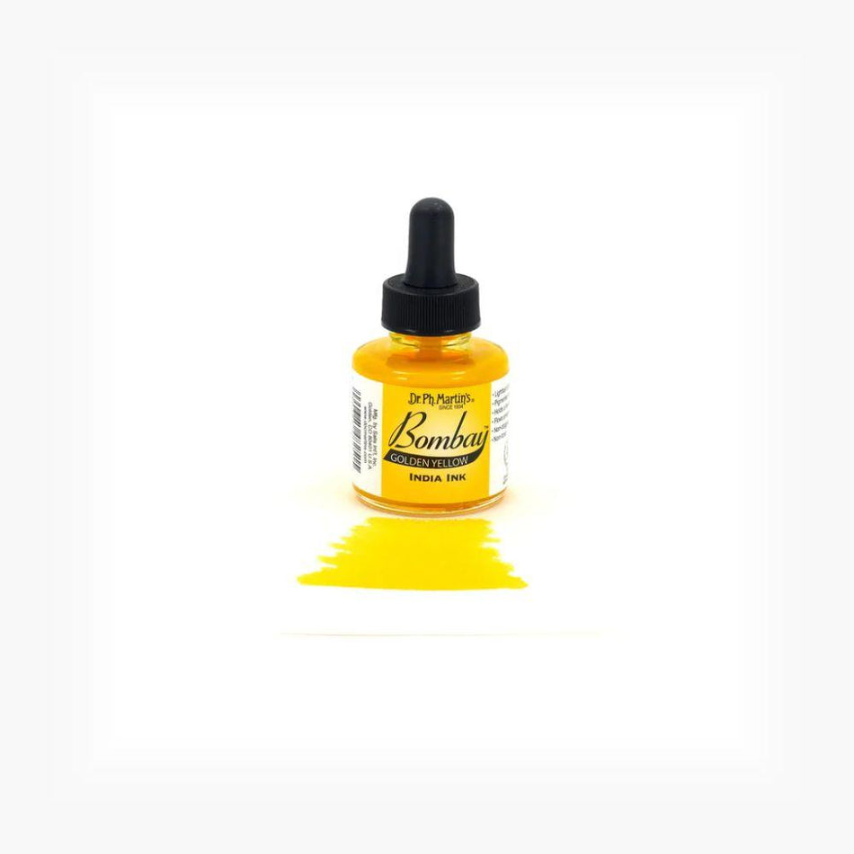 Golden Yellow Bombay India Ink - 1.0oz