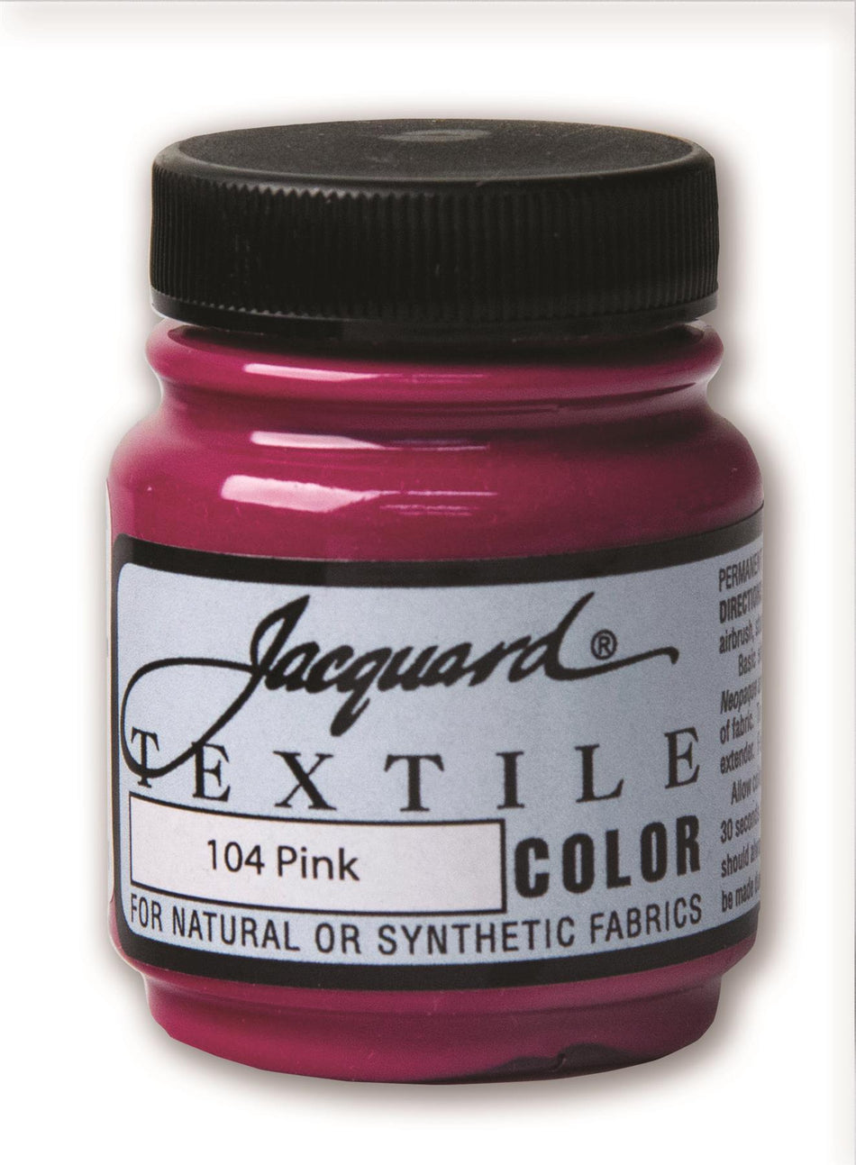 JAC1104 104 Pink Textile Color Paint - 2.25 fl oz