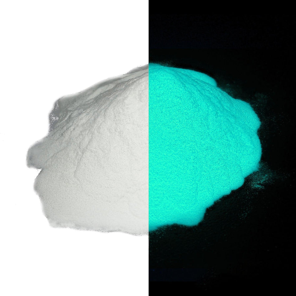 Blue Luminescent Glow Pigment - 100g 65-75um