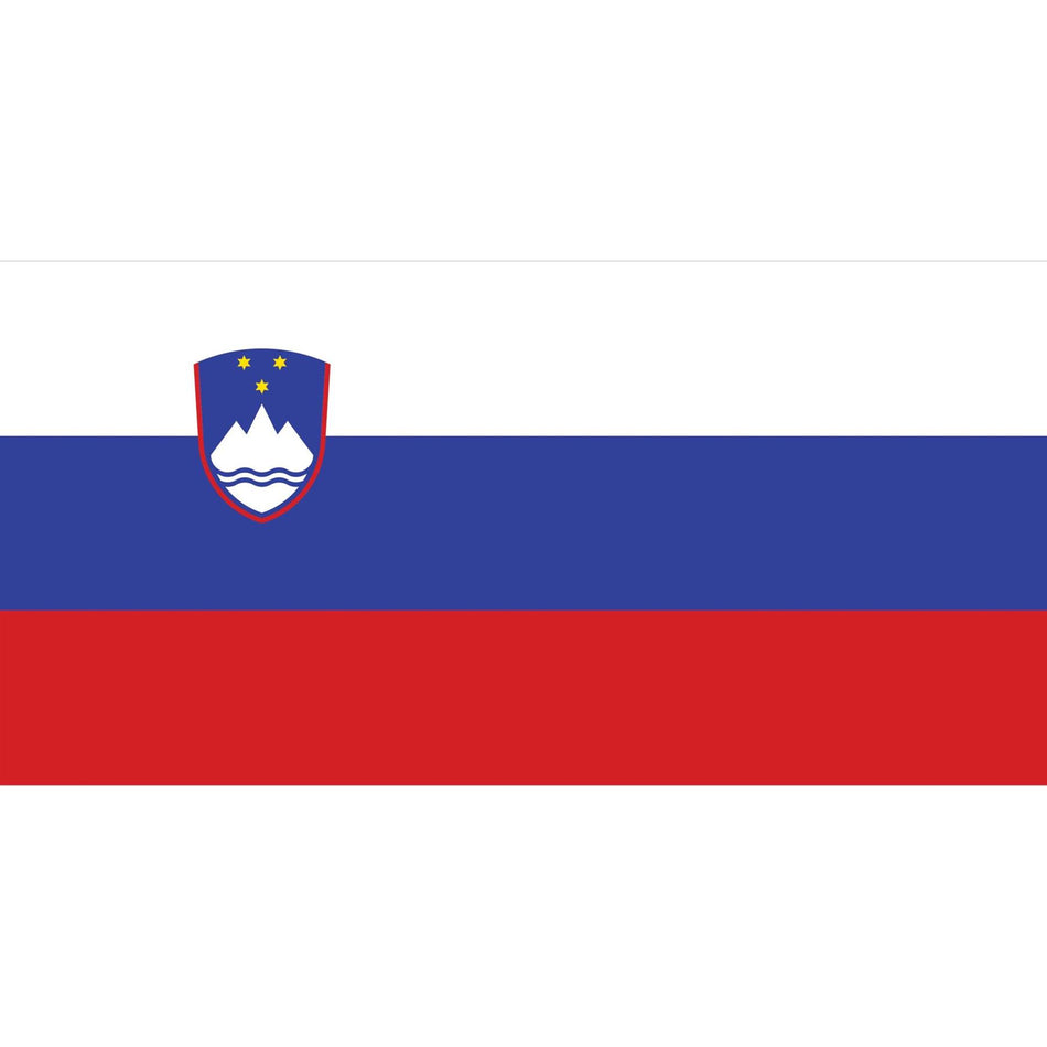 Slovenia Flag Waterslide Decal
