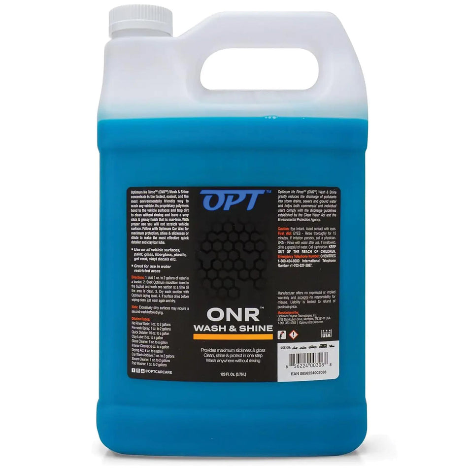 [OPT] 3088 Optimum No Rinse Wash & Shine - 128oz 3.78L