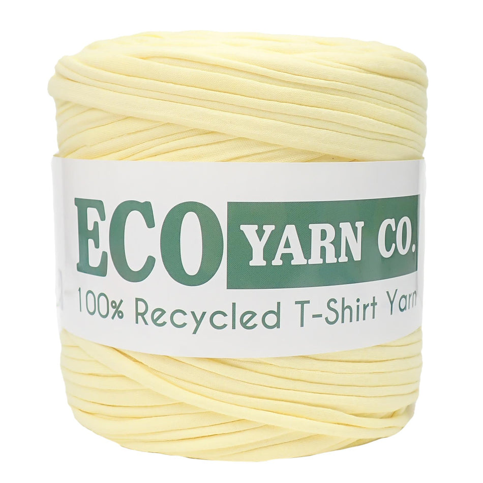Pale Yellow Cotton T-Shirt Yarn - 120M, 700g