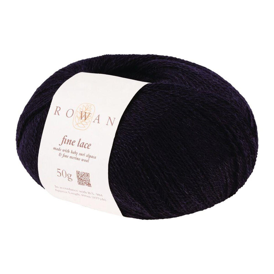 Fine Lace Noir 934 80% Alpaca 20% Wool Yarn - 50g