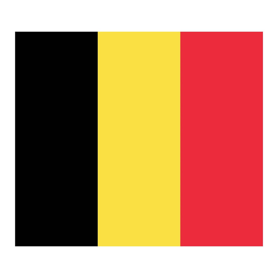Belgium Flag Waterslide Decal