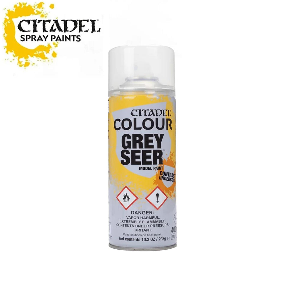 [Games Workshop] Citadel Seer Grey Spray - Colour Paint - 400ml