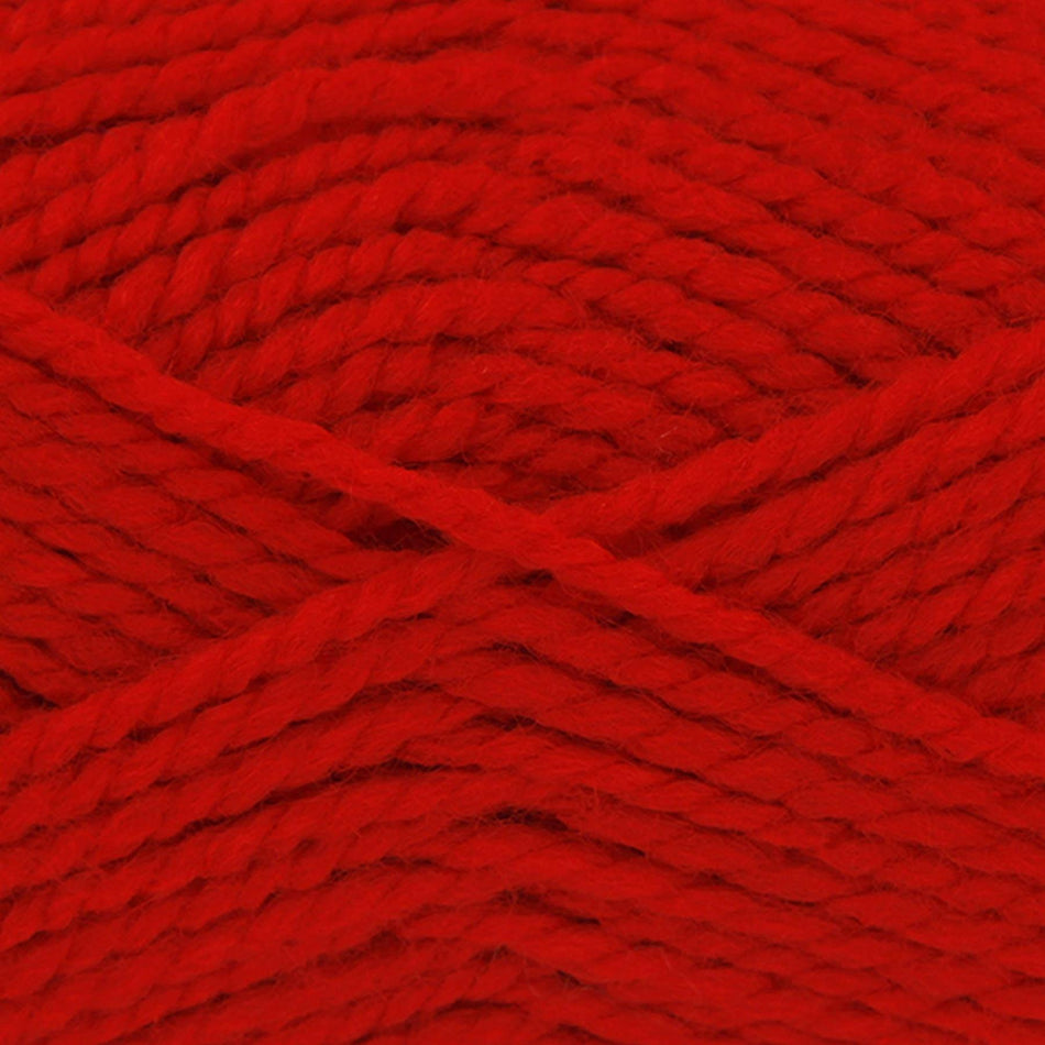 77553 Big Value Chunky Red Yarn - 152M, 100g