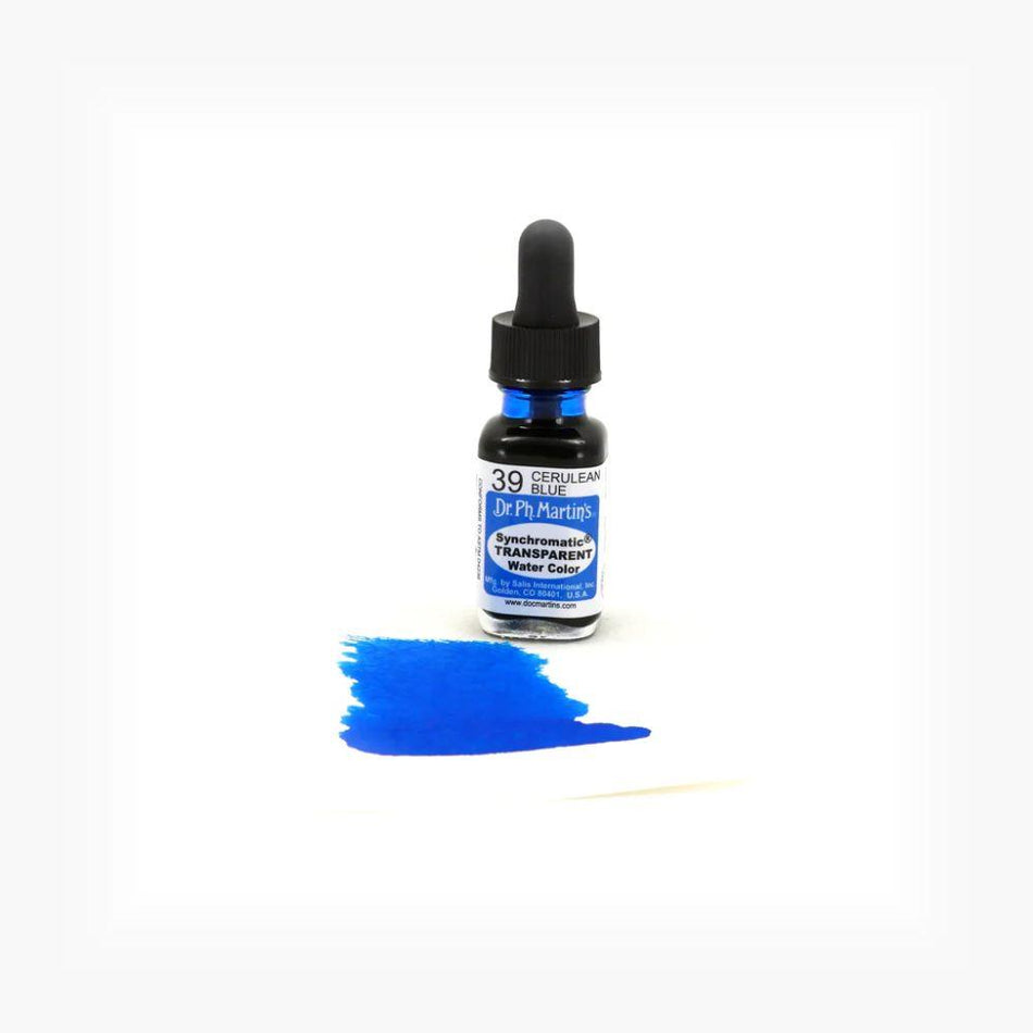 Cerulean Blue Synchromatic Transparent Water Color - 0.5oz