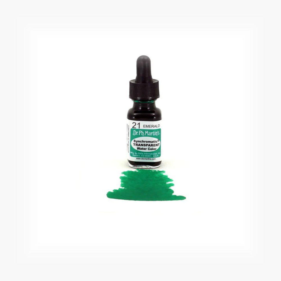 Emerald Synchromatic Transparent Water Color - 0.5oz
