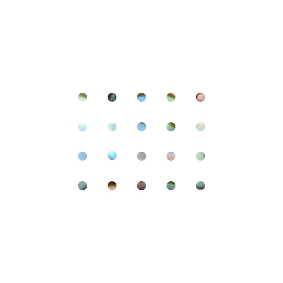 Abalone Shell Celluloid Dot Inlays - 6mm, Pack of 20, Circle