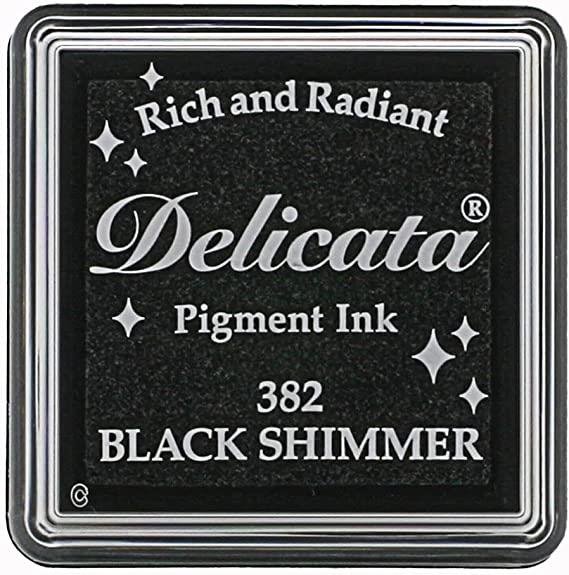 Black Shimmer Pigment Ink Pad - Small
