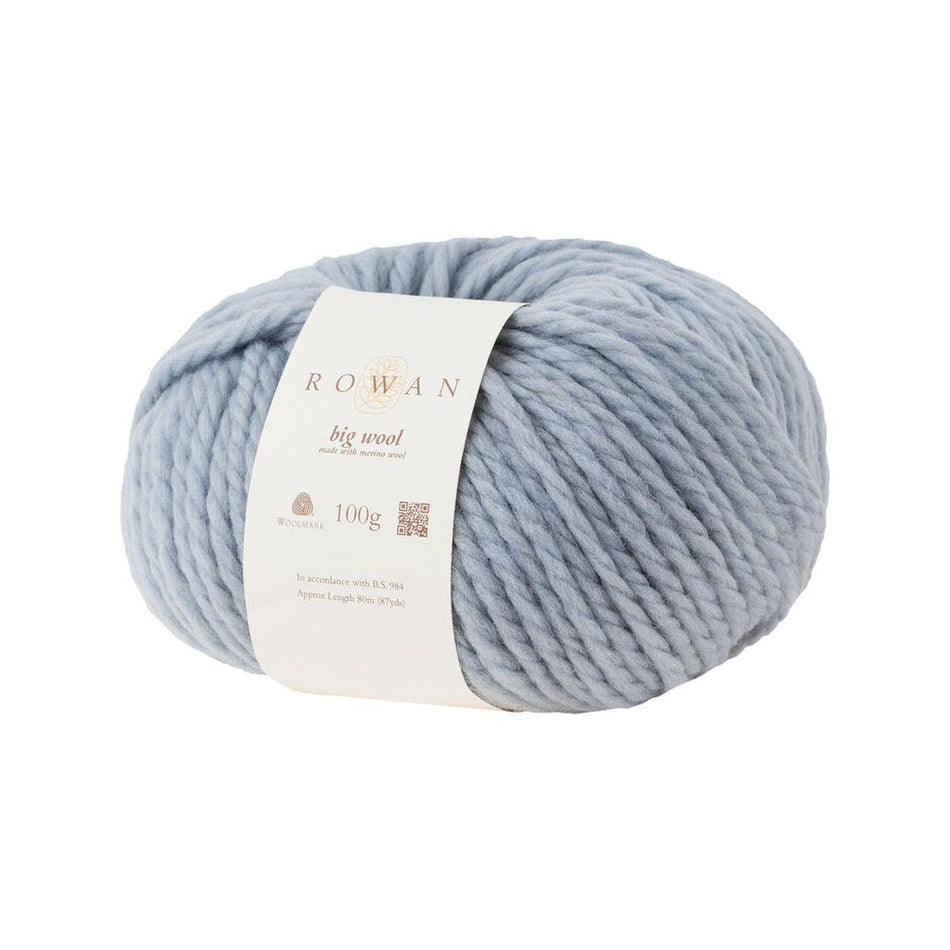 Big Wool Ice Blue 021 100% Wool Yarn - 100g