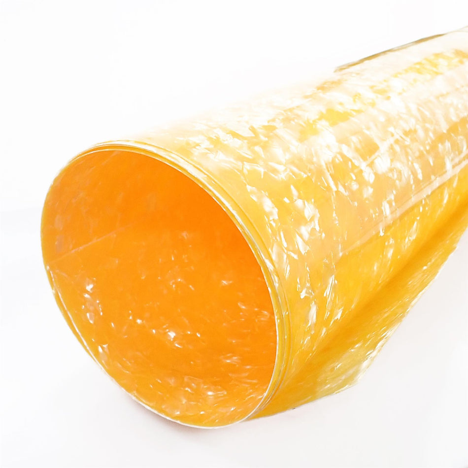 Yellow Pearloid Celluloid Drum Wrap - 1600x700x0.5mm