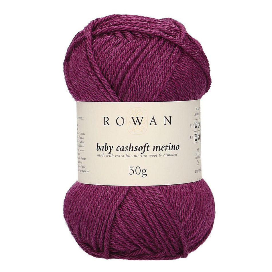 Baby Cashsoft Merino Purple 113 57% Wool 33% Acrylic 10% Chasmere Yarn - 50g