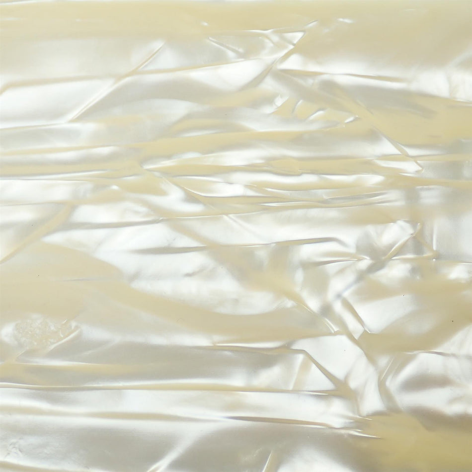 Cream Large Pattern Pearloid Celluloid Sheet - 8x4x0.030Inches