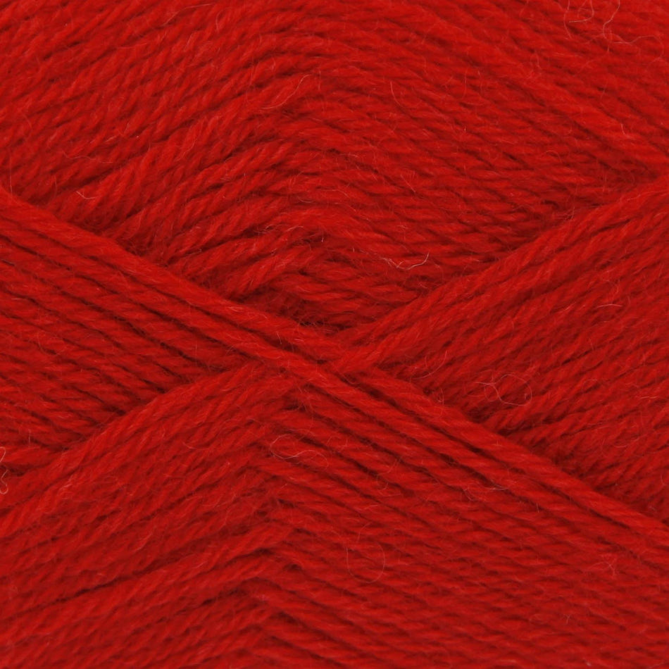 44009 Merino Blend 4Ply Cone Red Yarn - 1800M, 500g