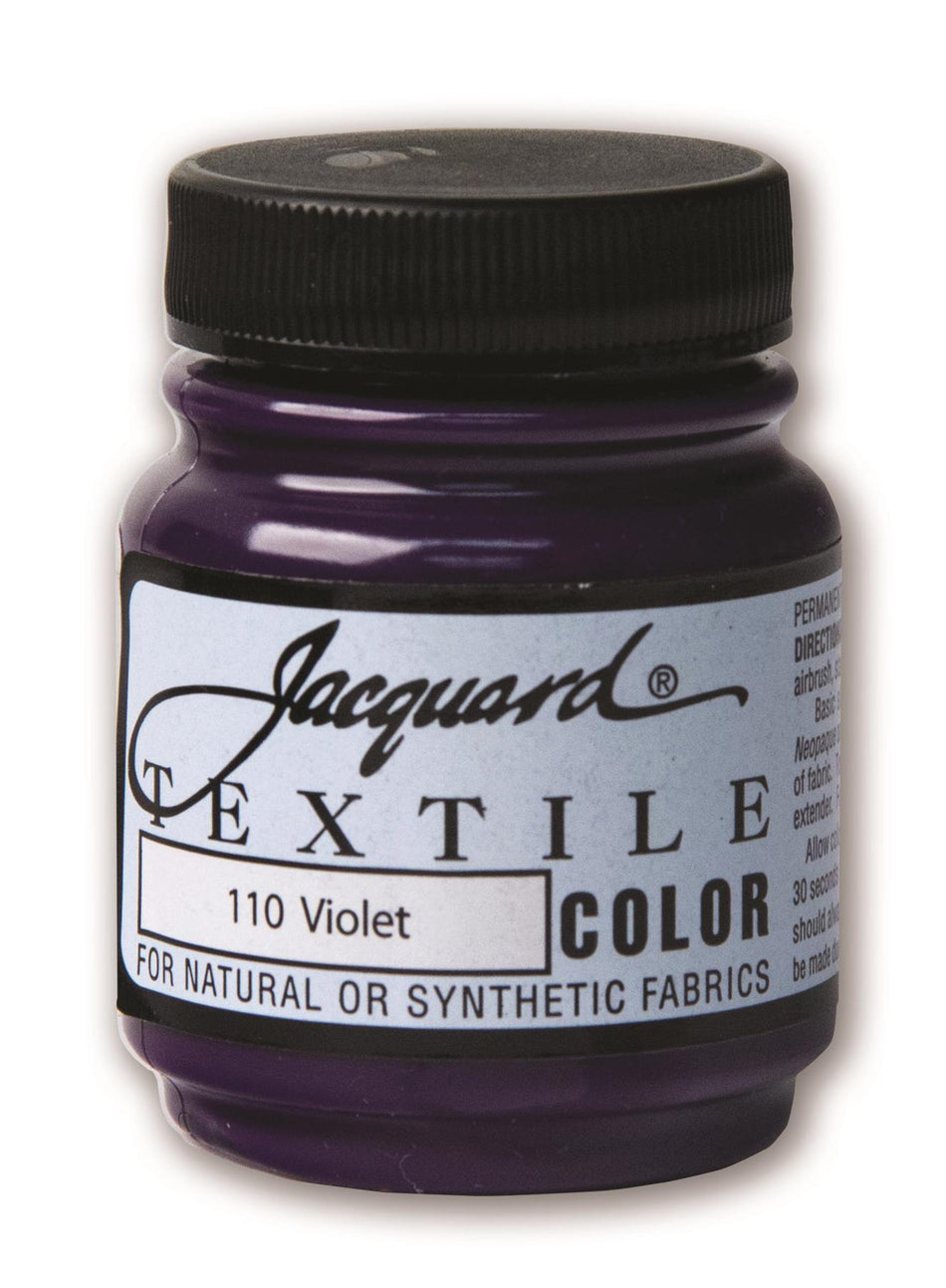 JAC1110 110 Violet Textile Color Paint - 2.25 fl oz