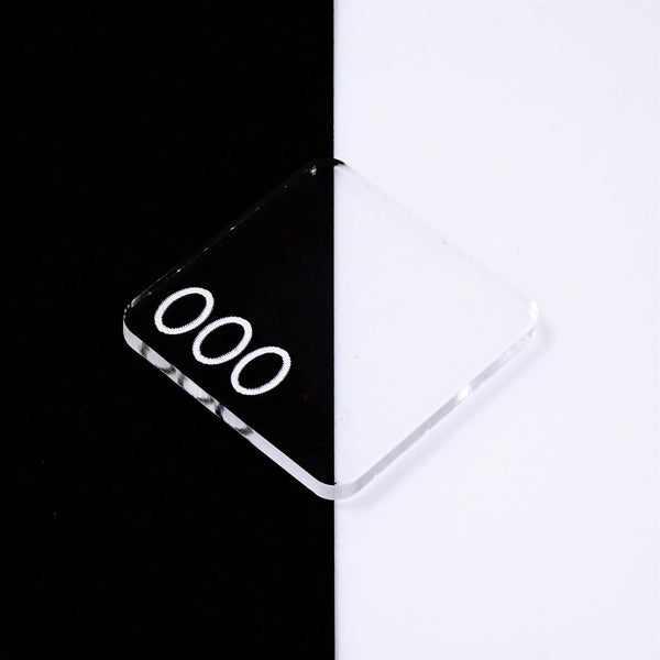 000 Clear Cast Acrylic Sheet - 200x200x3mm