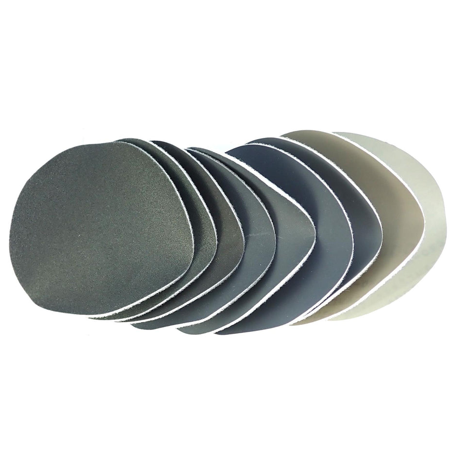 Velcro Backed Discs - 127mm, 5", Set of 9, 1500-12000
