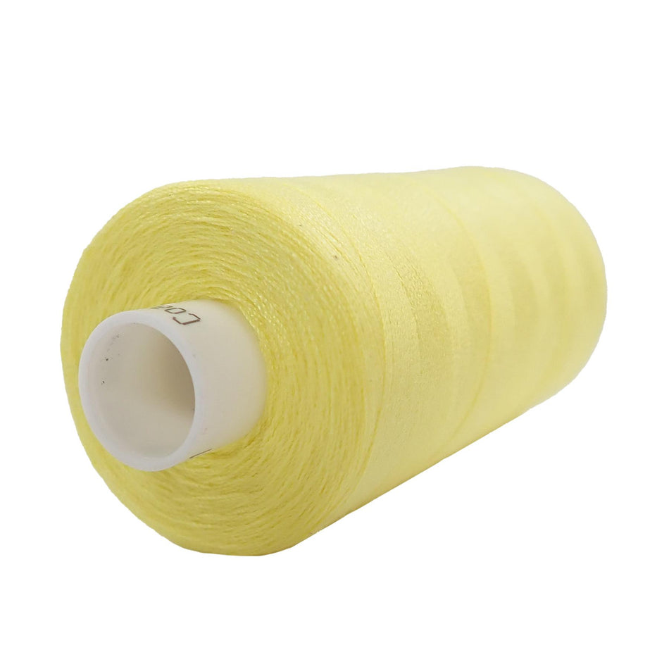 M0201 Yellow Spun Polyester Sewing Thread - 1000M