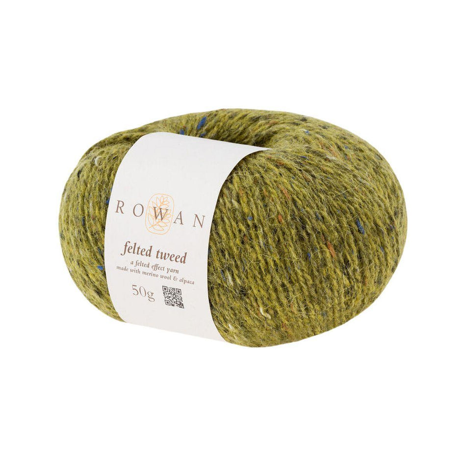 Felted Tweed Avocado 161 50% Wool 25% Alpaca 25% Viscose Yarn - 50g