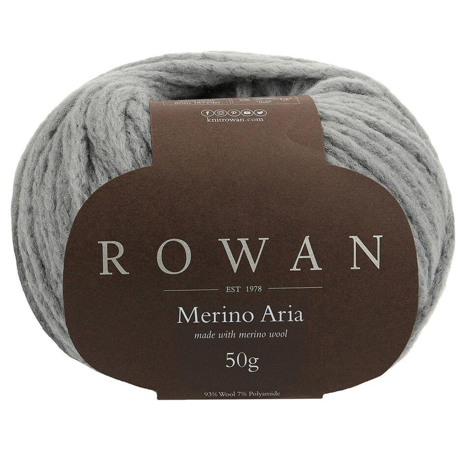 Merino Aria Ash 043 100% Wool Yarn - 50g