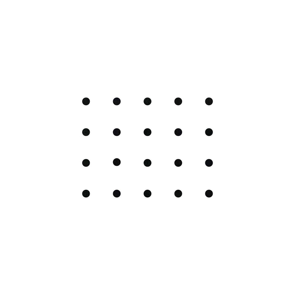 Black Plain CAB Dot Inlays - 5mm, Pack of 20, Circle