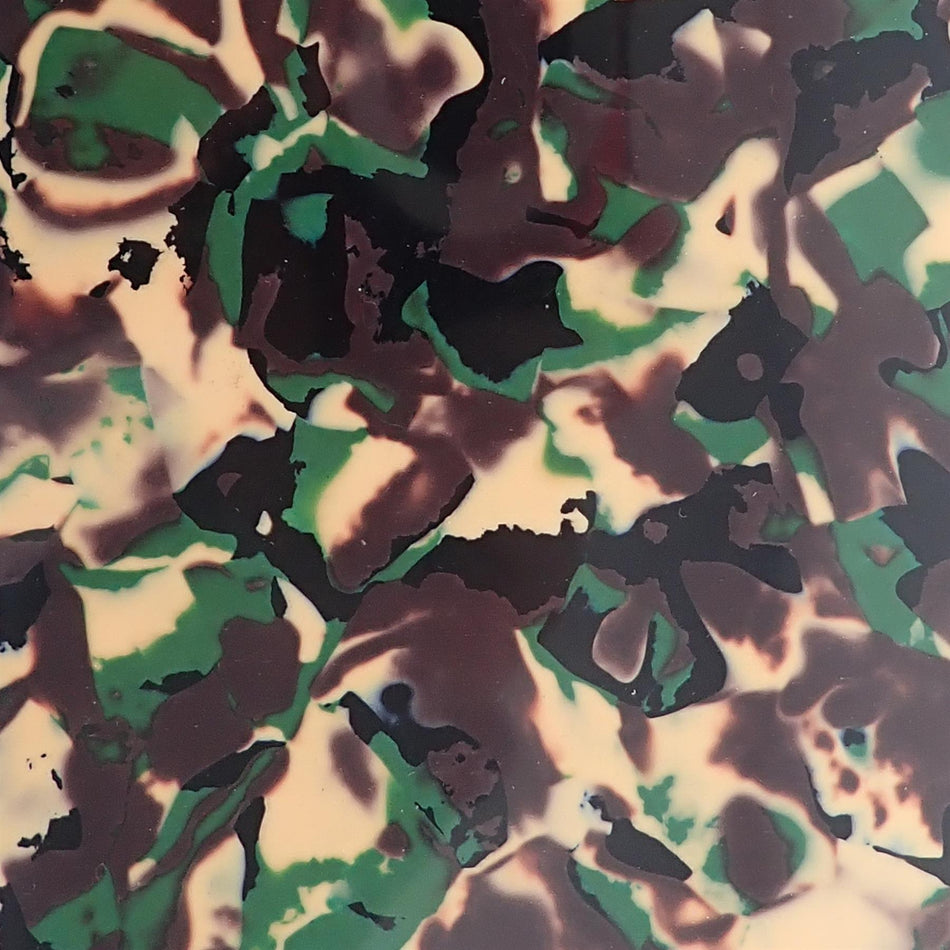 Jungle Camo Celluloid Sheet