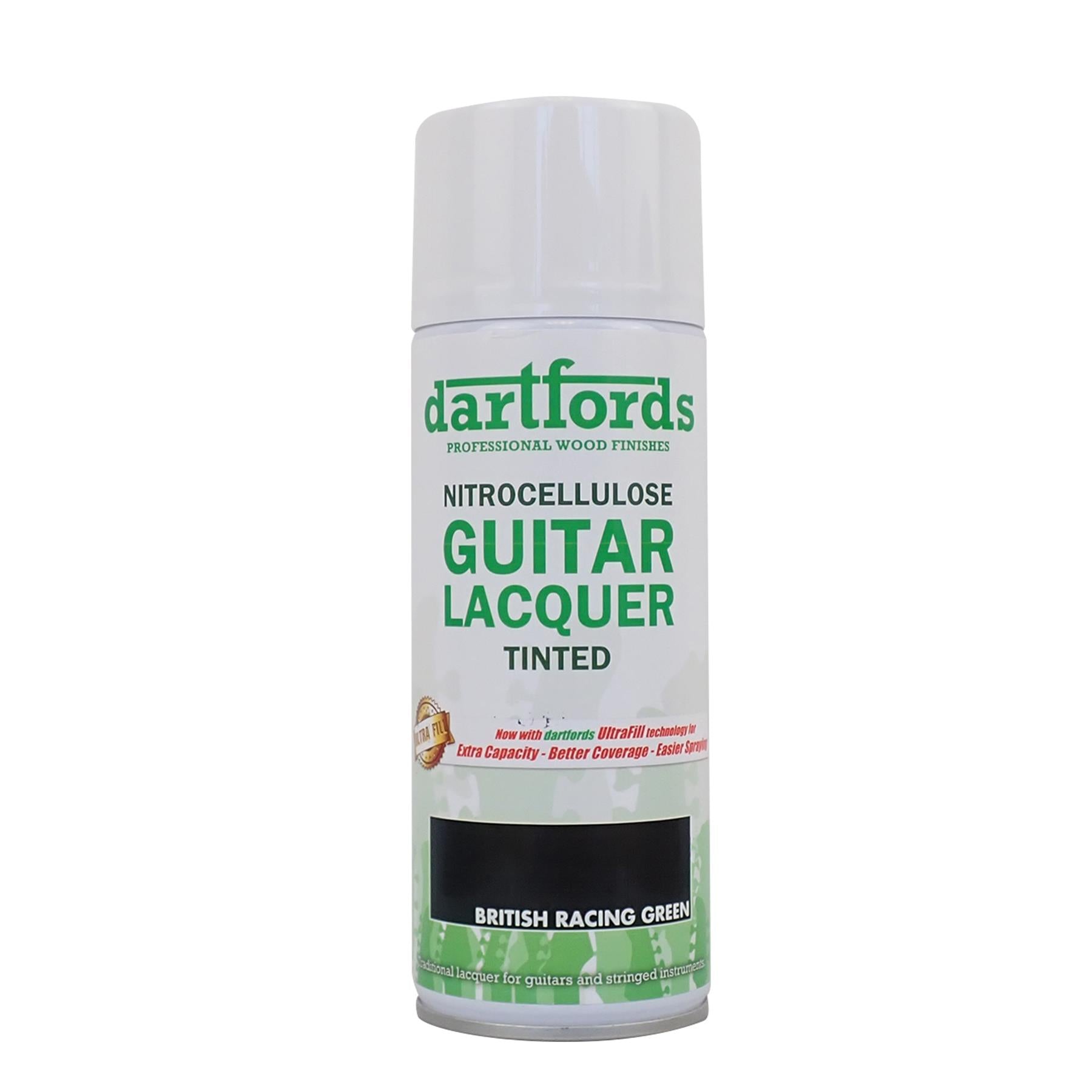 British Racing Green Nitrocellulose Guitar Lacquer - 400ml Aerosol