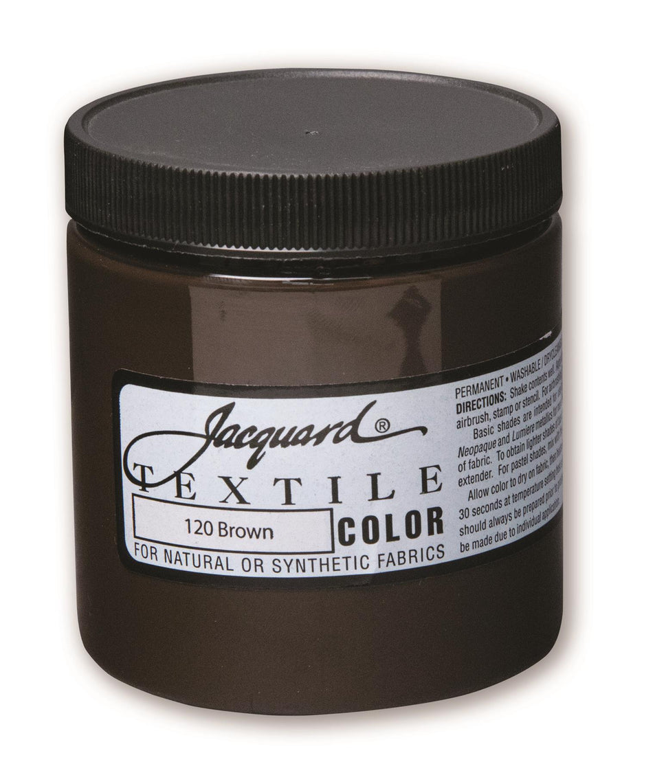 JAC2120 120 Brown Textile Paint - 8 fl oz