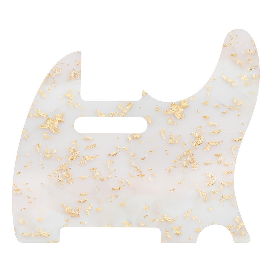 Gold Leaf Acrylic Telecaster Guitar Pickguard